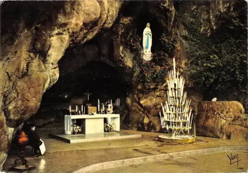 BR54165 Lourdes la grotte miraculeuse frankreich