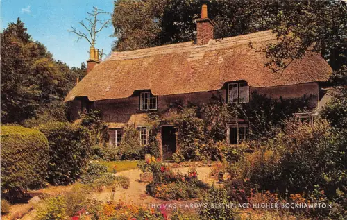B88995 thomas hardy s geburtsort höher bockhampton uk 14x9cm