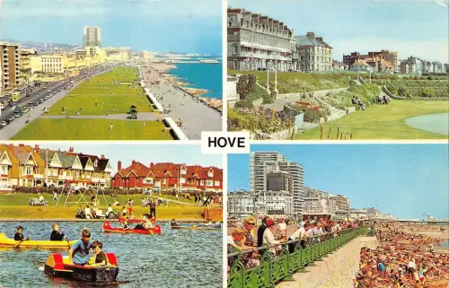 BR66685 Hove Multi Views UK 14x9cm