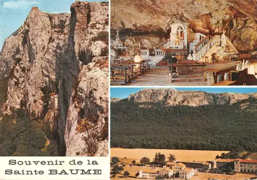 BT5759 La Saint Baume Grotte Windlicht de sainte marie madeleine Frankreich