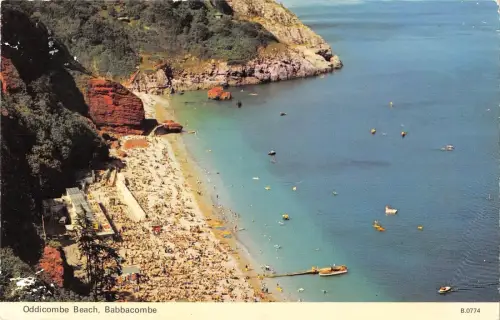 B103565 oddicombe beach babbacombe uk