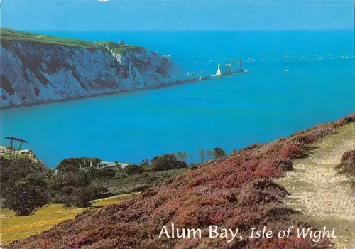 BR91960 Alum Bay and the Needles Isle of Wight UK