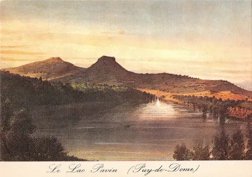 BT7038 Le lac Pavin au temps jadis France