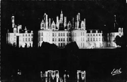 BR19737 Azay le rideau le chateau illumine france