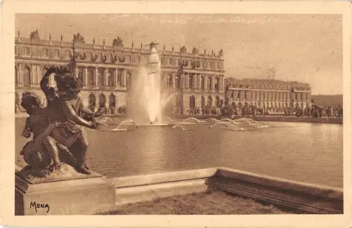 BR71521 le chateau et les parterres d eau versailles france