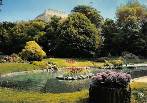 BR48999 Chebourg le jardin public et le fort du roule Frankreich