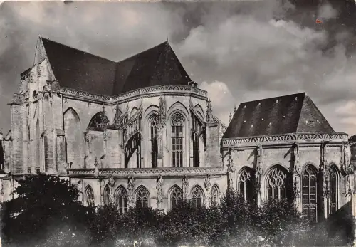 BR10666 Saint Riquier Eglise Abbatiale le chevet france