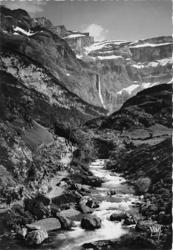 BR10221 Gavarnie Cirque longe le gab Frankreich