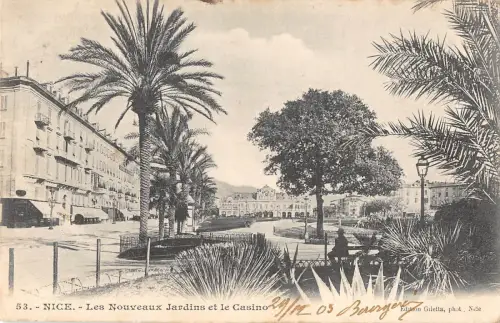 BR72296 les noveaux jardines et le casino nice france