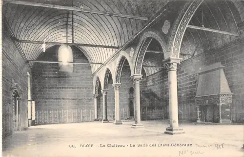 BR71366 la salle des etats generaux blois le chateau france