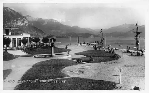 BR9538 Annecy plage et le lac france
