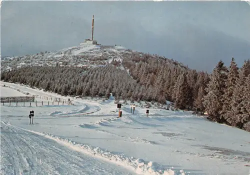 BR30254 Le Col de l Ceillon et la tur de la televison dans le amssif du pilat