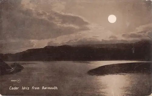 uk29479 cader idris from barmouth wales real photo uk