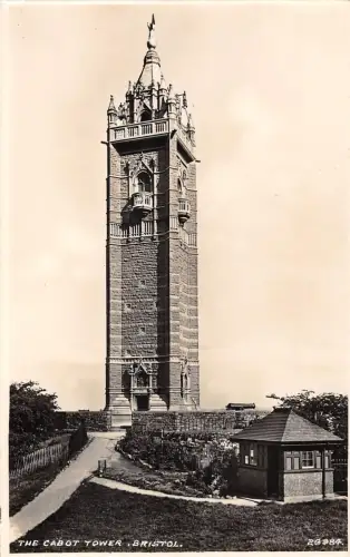 uk15682 cabot tower bristol real photo uk