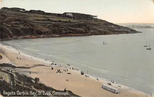 uk12384 regatta carbis bay st ives cornwall uk