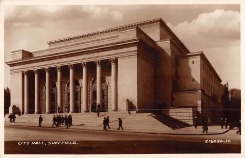 uk12268 city walls sheffield real photo uk