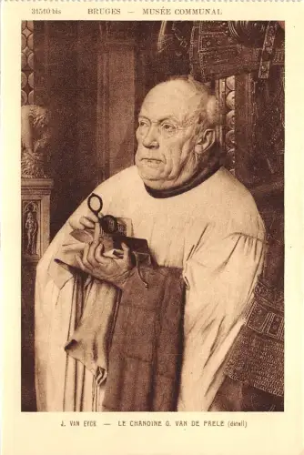 BR44575 J Van Eyck le chanoine g van de paele Brügge Musee Gemeinschaftslack Peintu