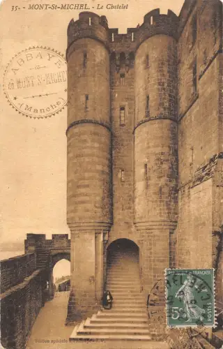 BR78151 mont st michelle chatelet france