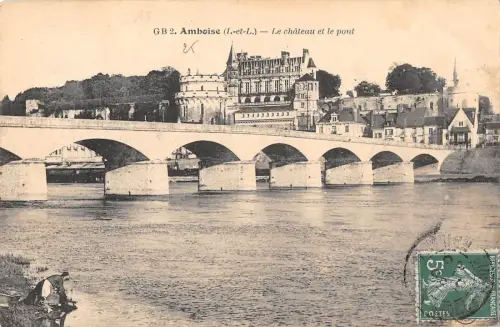 BR71309 amboise le chateau et le pont france TCV