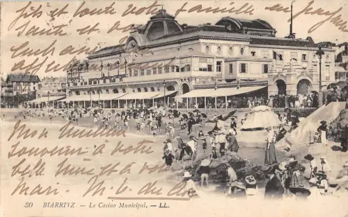 BR72645 biarritz le casino communal france
