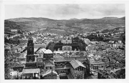 BR20896 la cathedrale et la ville prise du rocher corneille Le puy Frankreich