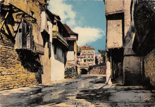 BR50845 Vieilles maisons sur le saleys Salies de bearn Frankreich