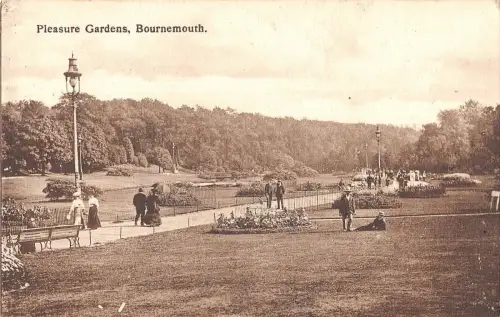 BR96098 Pleasure Gardens Bournemouth UK