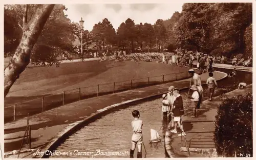 uk15063 chidrens corner bournemouth real photo uk