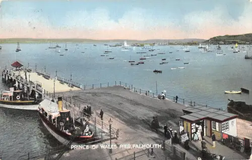 uk16115 prince of wales pier falmouth uk