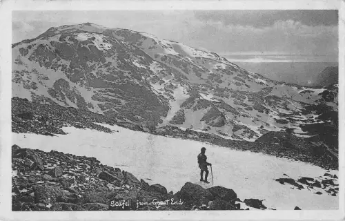 uk13992 Gerüst von Great End Echtfoto UK