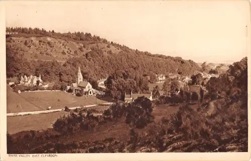 BR70099 swiss valey east clevedon real photo uk