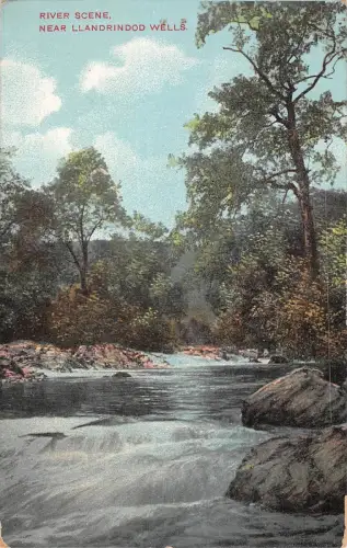BR96911 Flussszene bei Llandrindod Wells Wales