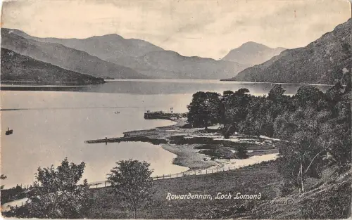 BR96650 rowardennan loch lomond wales