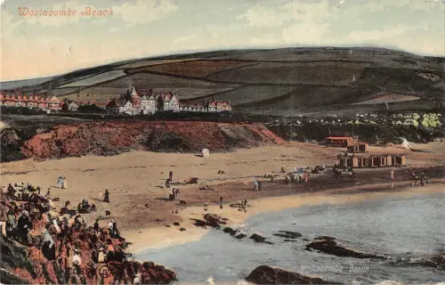 uk15030 woolacombe beach uk