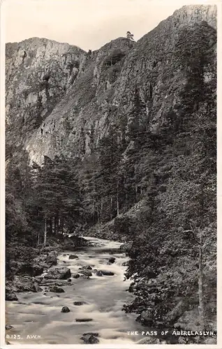 uk14031 aberglaslyn pass wales real photo uk
