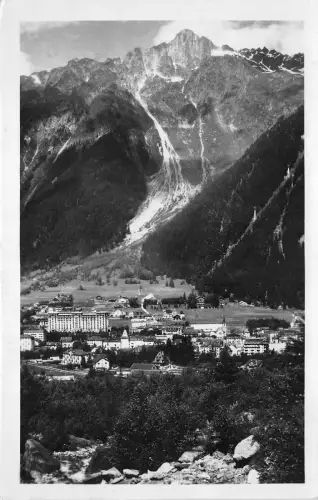 BR11894 Chamonix Mont Blanc la Ville et le brevent france Echtfoto