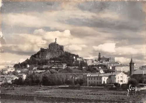 BR49336 Le rocher corneille et la cathedrale Le puy Frankreich