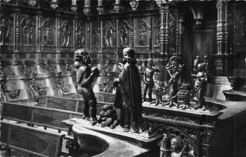 BR28866 St Bertrand de Comminges le choeur les tentations france