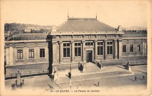 BR78276 le havre le palais de justice france