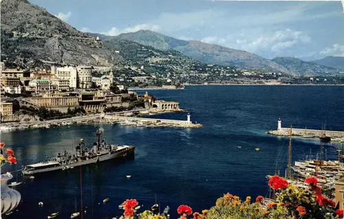 BR9197 Le Port de Monaco En Monte Carlo 1963