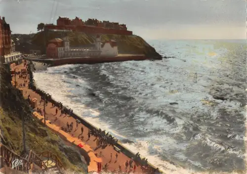 BR48542 Granville la mer la promenade vers le casino France