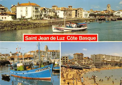 BR57412 Saint jean de luz le port de peche ravel l anquitaine en hommage France