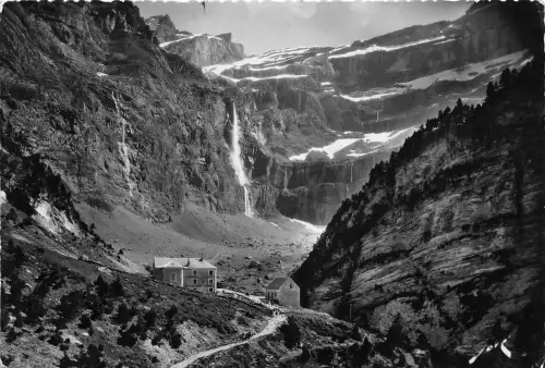 BR12002 Gavarnie Le Massif du marbore france Echtfoto