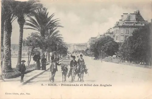 BR72272 nice le promenade et hotel des anglais types donkey anne france