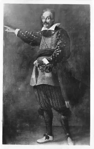 BR7144 Chateau de Villandry Le Marquis de Spinola, Par Velasquez Postkarte Frankreich