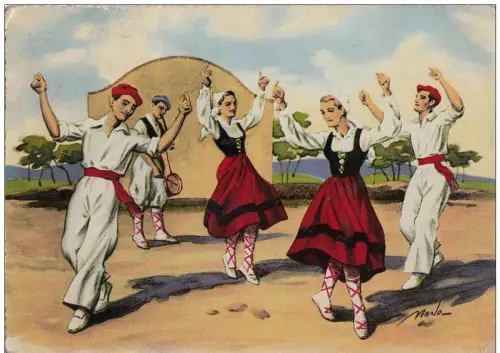BR6564 Danses au Pays Basques Le Fandango france