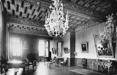 BR17006 Le Chateau de Brissac le grand Salon france