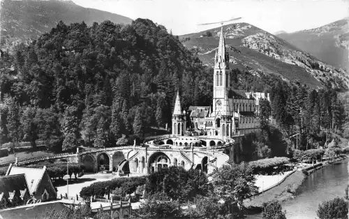 BR10531 Lourdes La Basilique et le Gave france