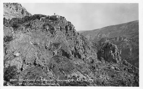 BR28067 Grasse Gourdon et le chemin du paradis france