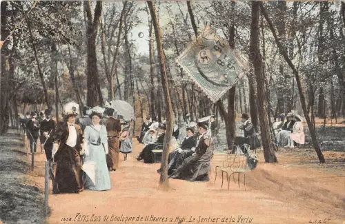 BR72179 le sentier de la vertu le lac du bois de boulogne paris france